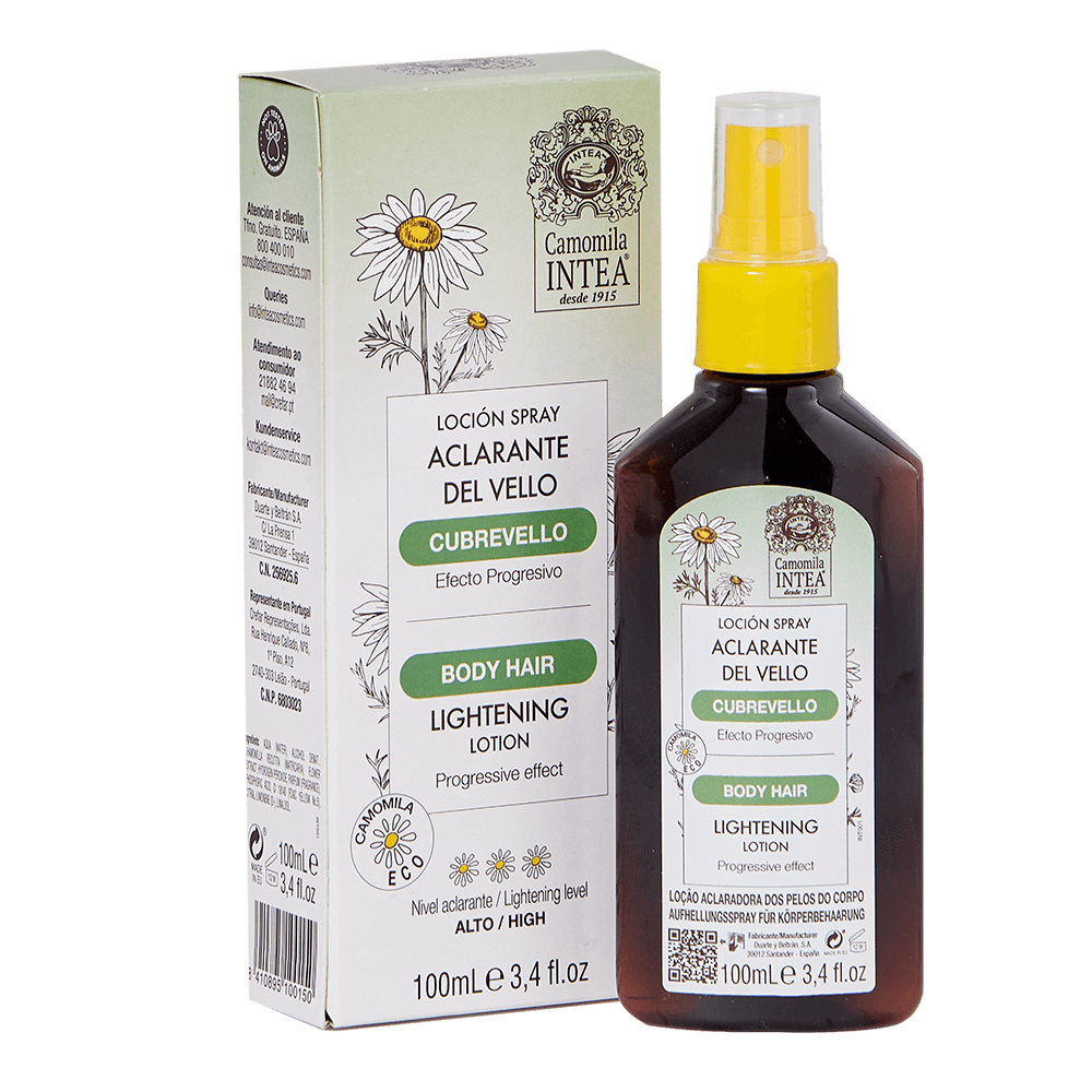 Lozione decolorante per il vello corporeo Camomila Intea® CUBREVELLO